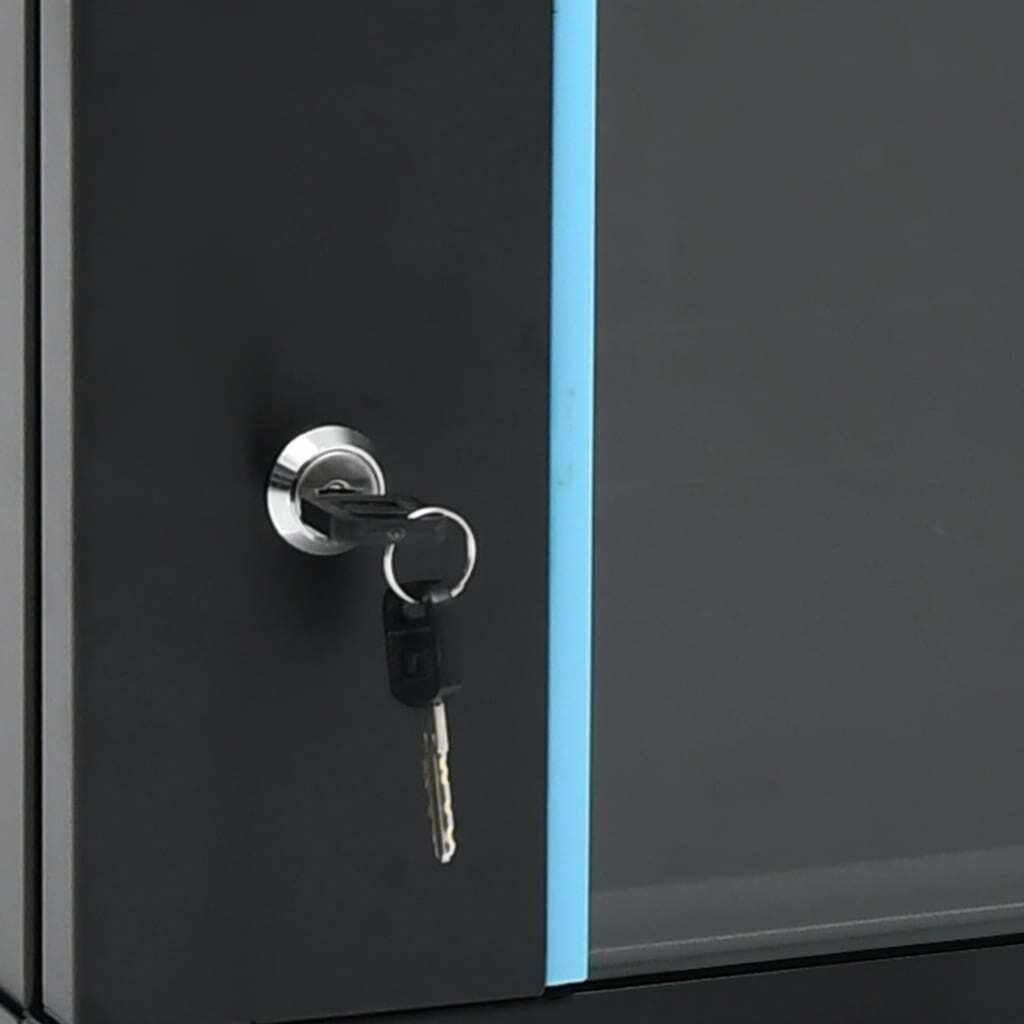 12U Wall Mounted Network Cabinet 19″ IP20 23.6″x23.6″x25.2