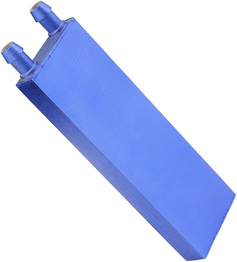 Aluminum Water Cooling Block for CPU Graphics Radiator Heatsink 40X 120Mm Blue