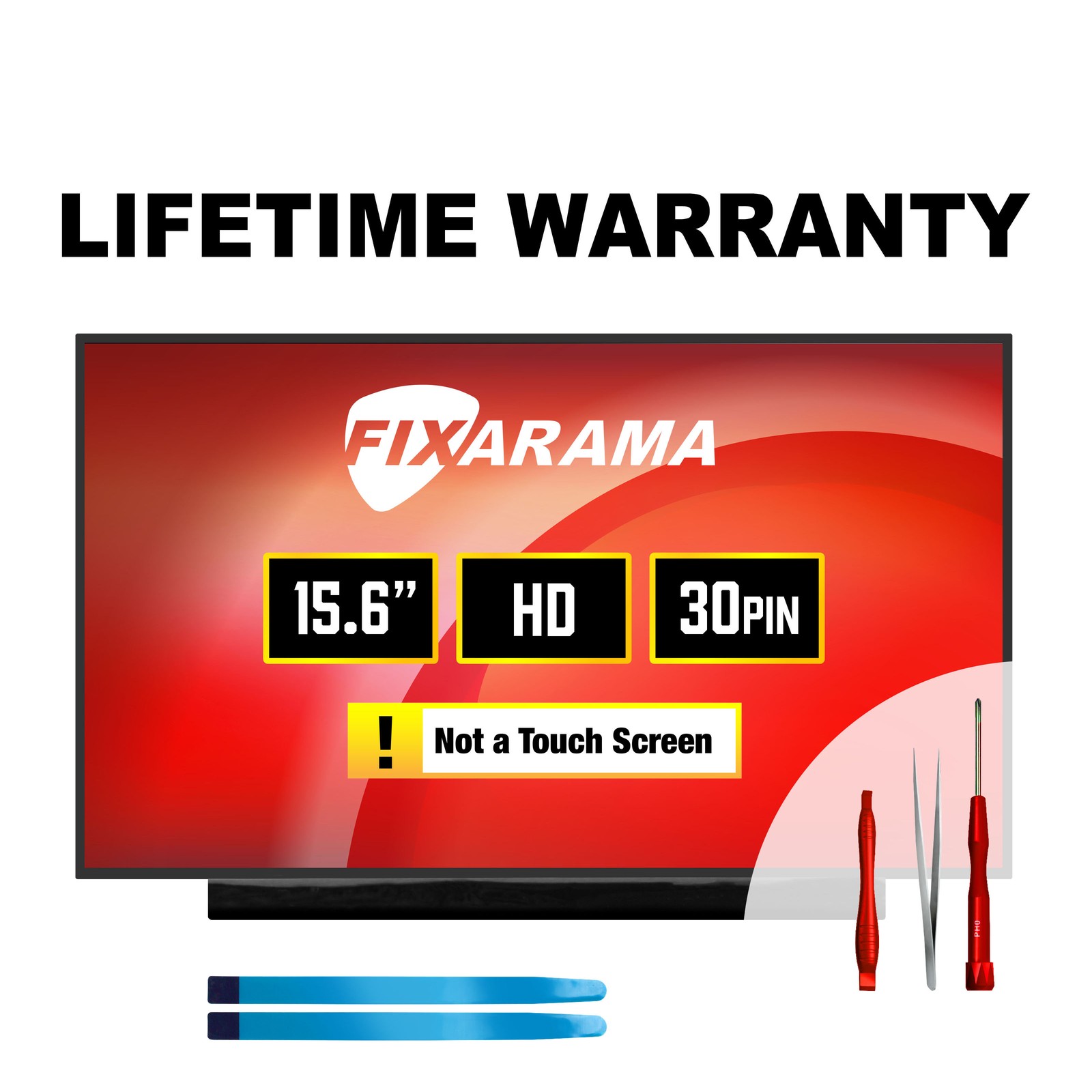 Dell 15 DC15250 P112F HD 30 pin Matte LCD Screen + Tools GRADE A+ FIXARAMA