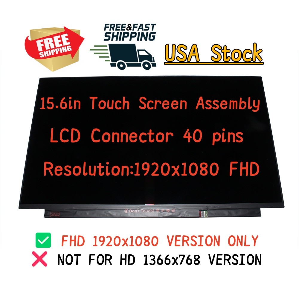 NV156FHM-T01 V8.1 V8.0 15.6″ FHD Touch Screen LCD Asus Vivobook 15 F1502ZA-WH74