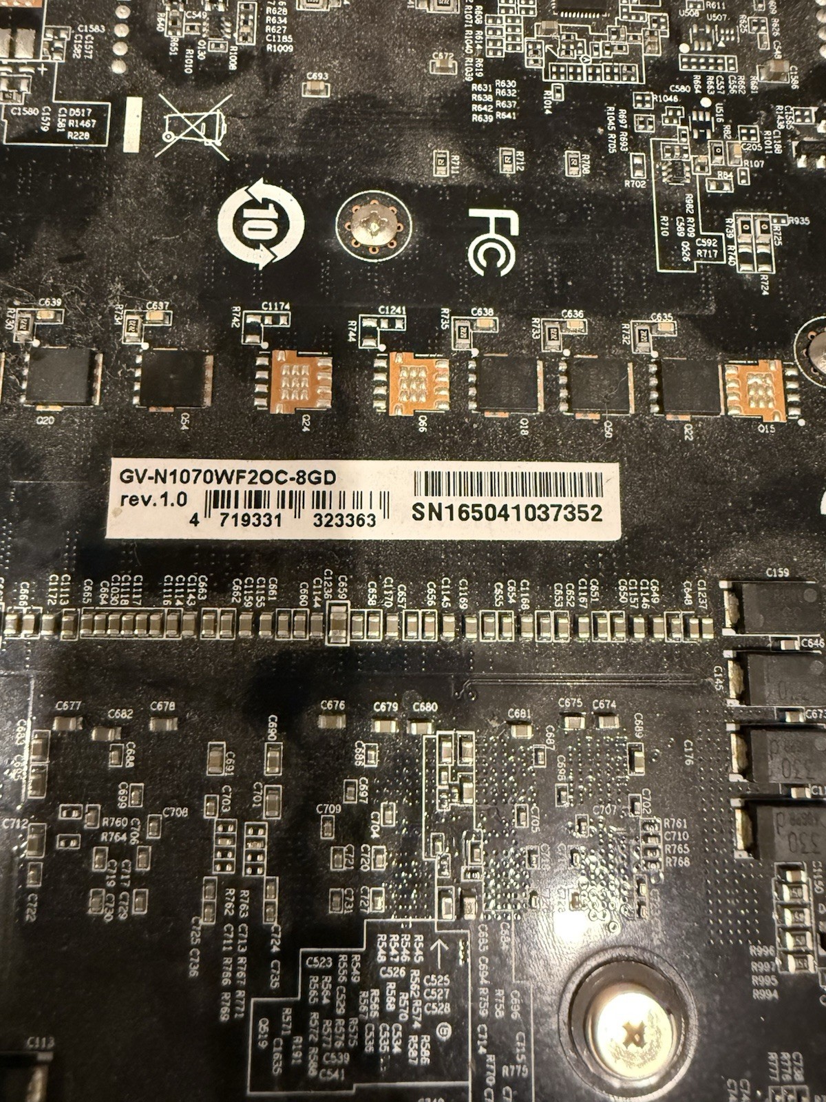 GIGABYTE NVIDIA GeForce GTX 1070 8 GB GDDR5 Graphics Card (GV-N1070WF2OC-8GD)