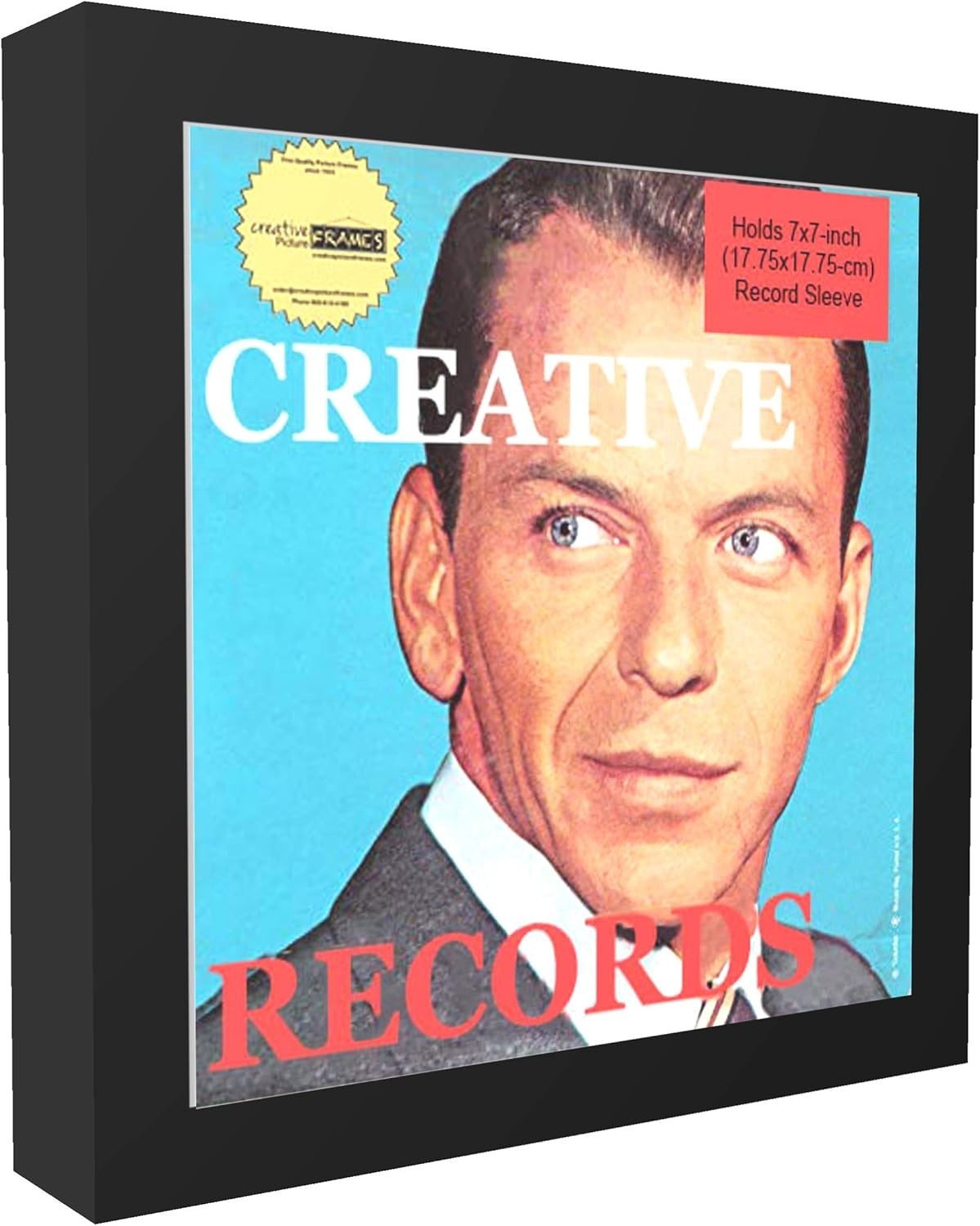 Creative Picture Frames 7×7-inch Single Cover Record Frame no Mat Displays 7″45