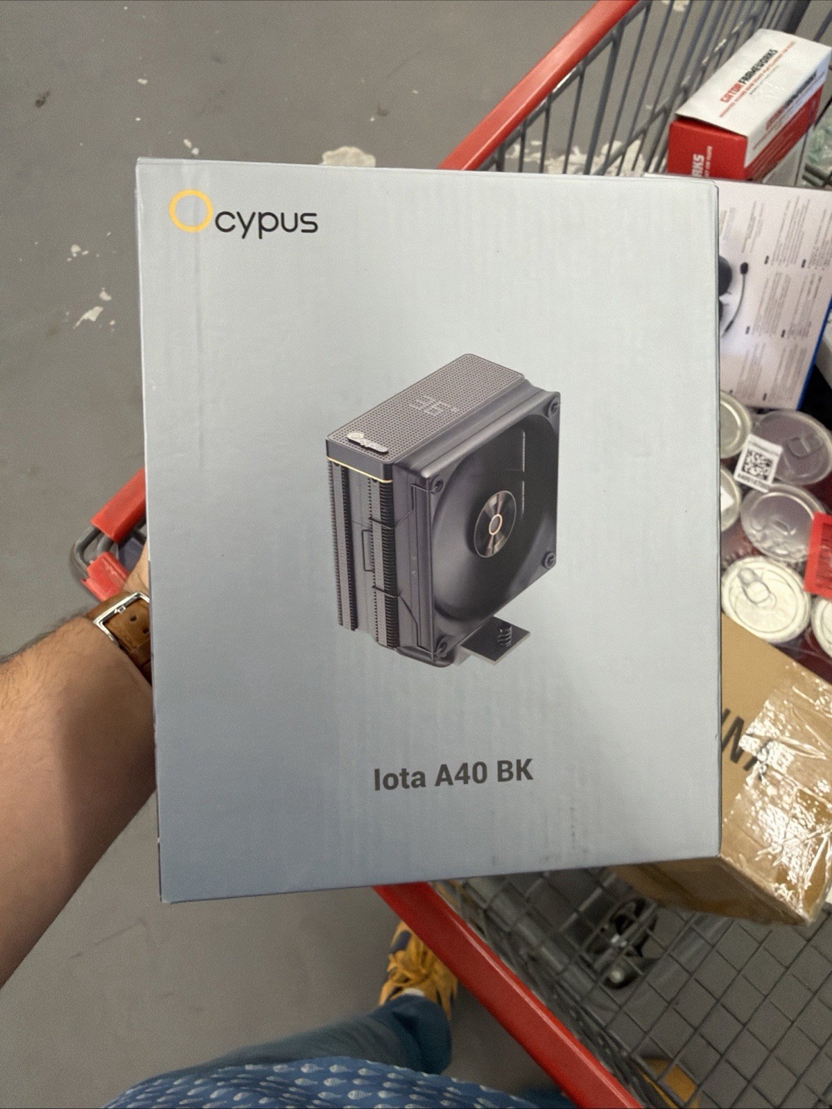 Iota A40 CPU Air Cooler Single Tower CPU Cooler with Digital Display