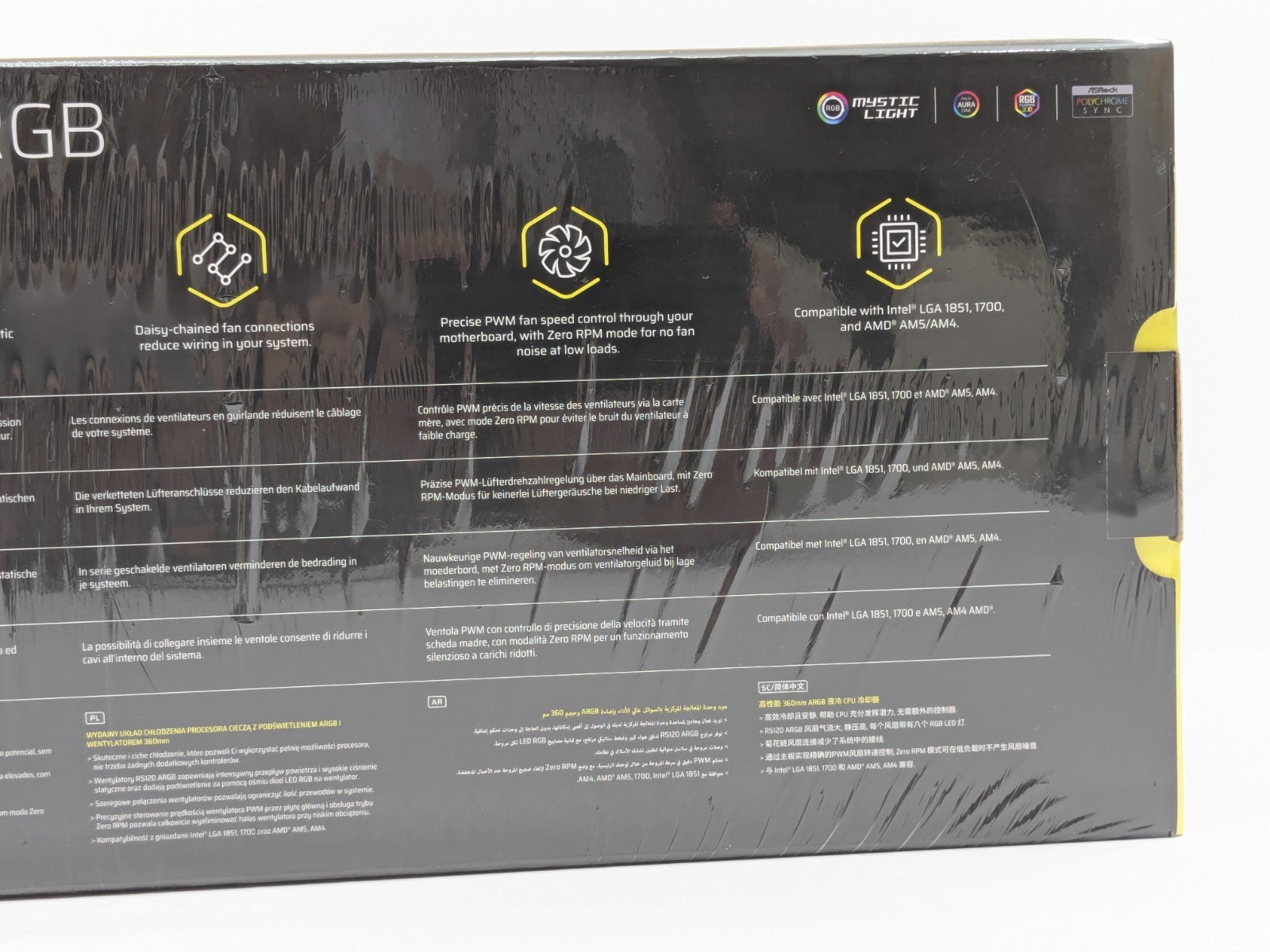 CORSAIR Nautilus 360 RS ARGB Liquid CPU Cooler – Black – Factory Sealed