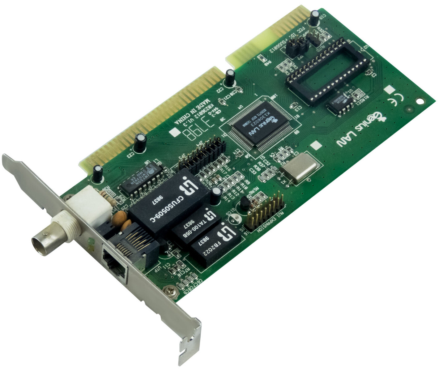 Network Card Genius K0236012 V1.3 Jumper Card ISA