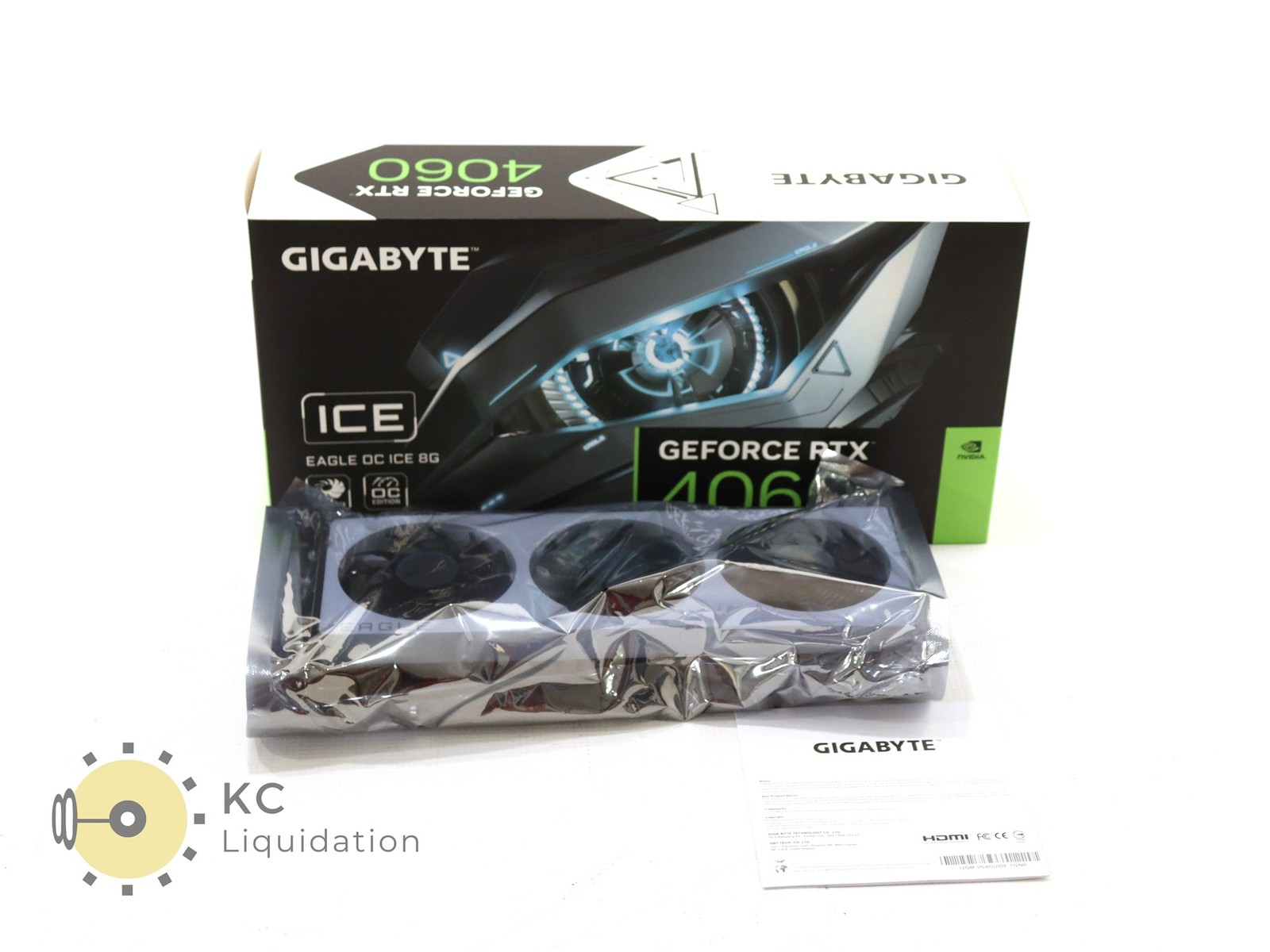 Gigabyte NVIDIA GeForce RTX 4060 Eagle OC 8GB GDDR6 (Ice) GV-N4060EAGLEOC