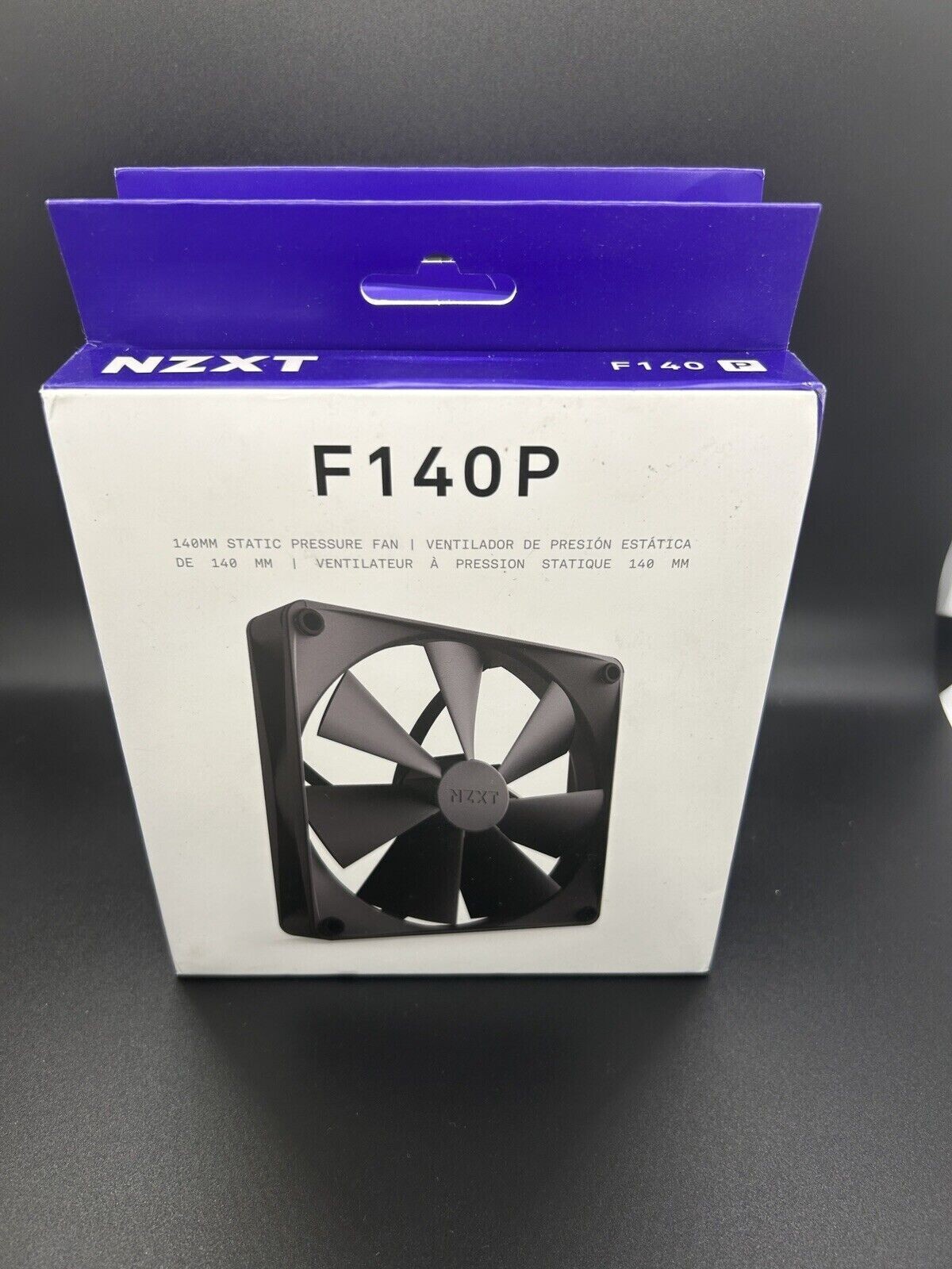 NZXT F140P RF-P14SF-B1 Computer Airflow Case Fan -open box