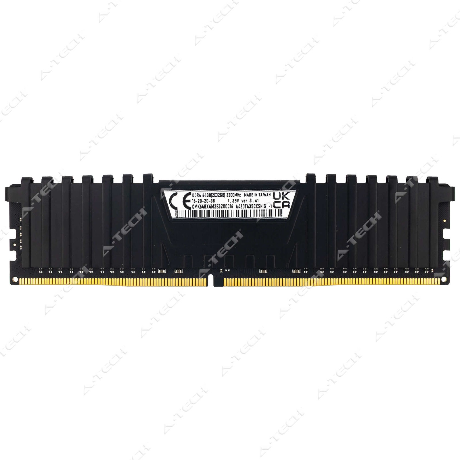 Corsair 32GB DDR4-3200 PC4-25600 2Rx8 DIMM Desktop Memory RAM CMK64GX4M2E3200C16