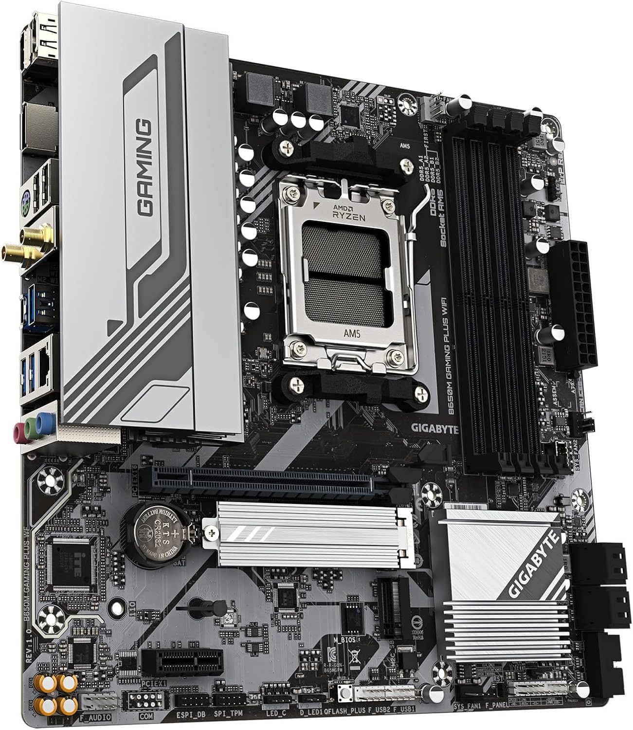 ASRock B650M PG Lightning DDR5 mATX Motherboard AM5 Socket Non-WiFi Ryzen 7000