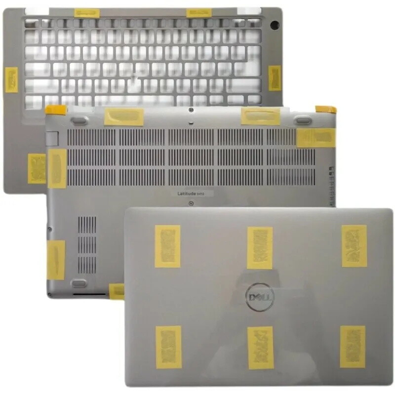 New For Dell Latitude 5410 E5410 LCD Back Cover + Palmrest + Bottom case Silver