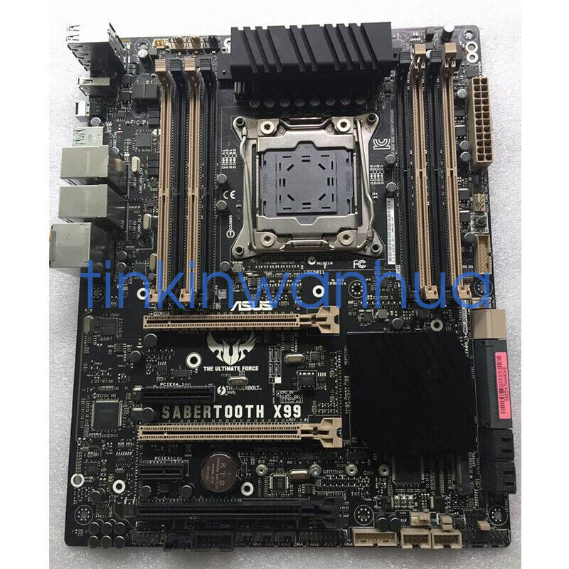 FOR Asus TUF Sabertooth X99 LGA 2011-v3 Intel SATA 6Gb/s ATX Motherboard Test OK