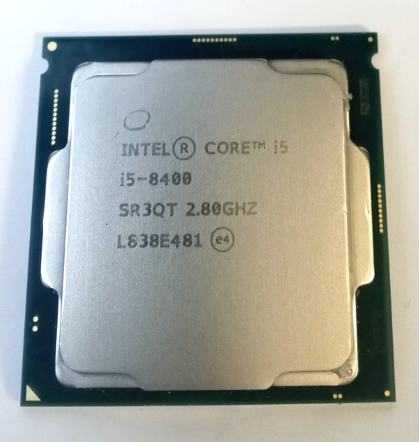 Intel i5-8400 SR3QT 2.80GHz 6-Core 6-Thread LGA 1151 CPU