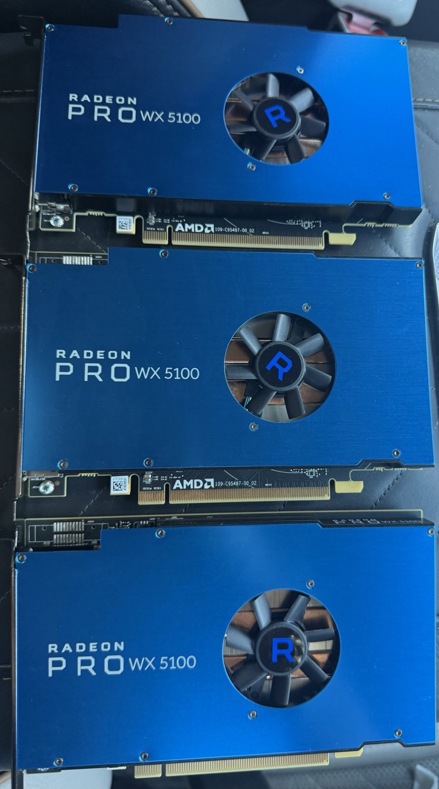 LOT OF 3 AMD RADEON PRO WX 5100 8GB GDDR5 PCIe 4x Display Port 03YK2Y Tested!