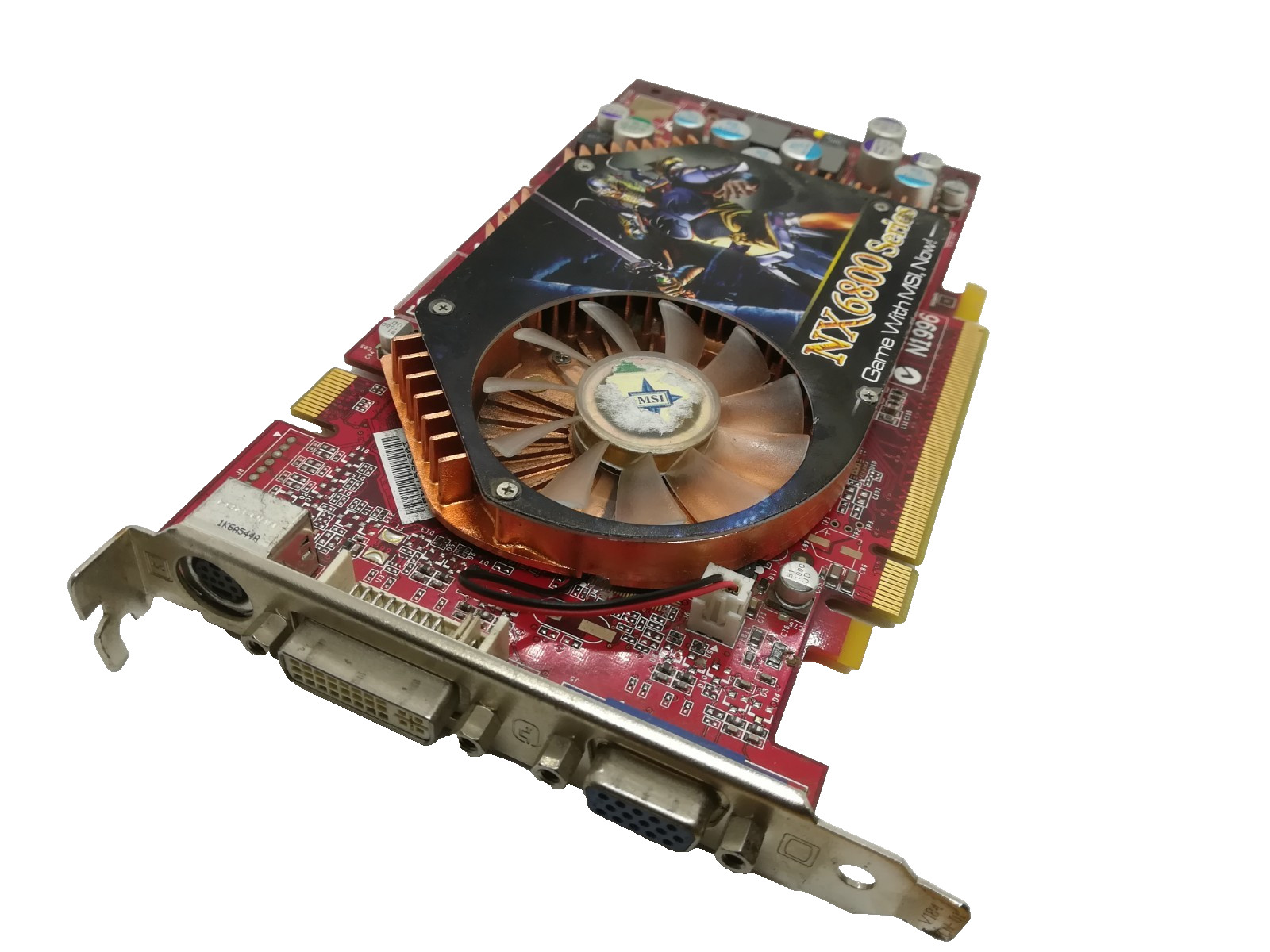 MSI GeForce 6800 XT 256MB DDR SDRAM PCI-E GRAPHICS CARD DVI VGA S-VIDEO #GK13277