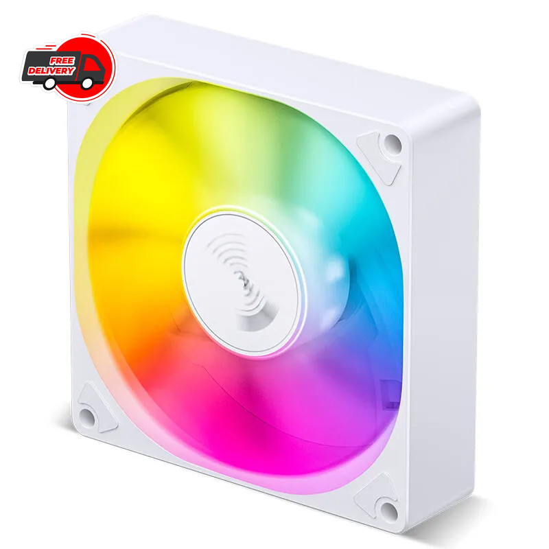 JONSBO SL-925 92mm ARGB Case Fan 4PIN PWM Silent Cooling 800-2200RPM Black/White