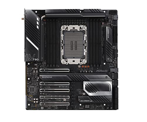 ASRock W790 WS Motherboard Intel Xeon LGA4677 CPU W790 Chipset DDR5 EATX