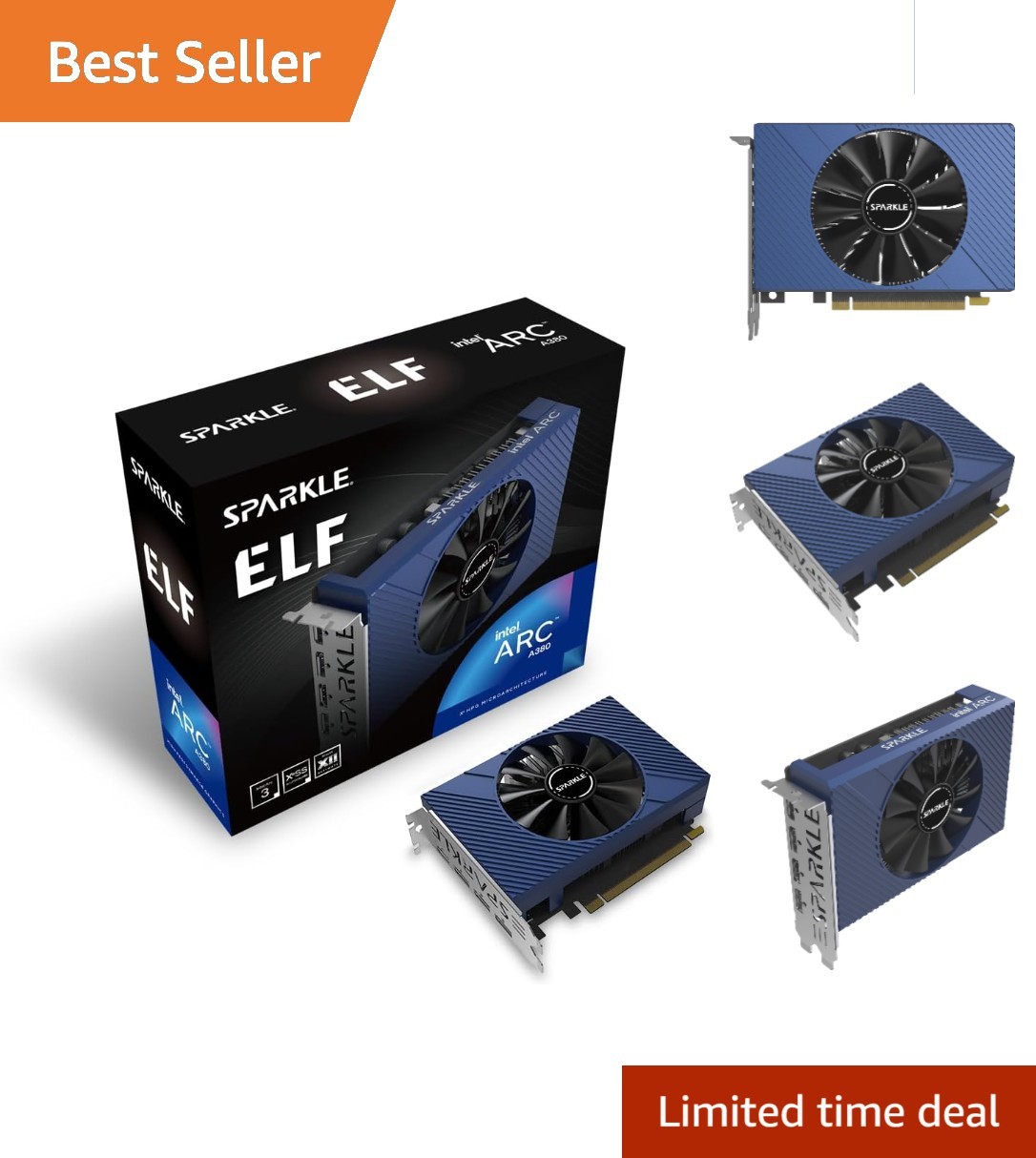 Intel Arc A380 ELF – 6GB GDDR6 Graphics Card with AI-Enhanced XeSS Technology