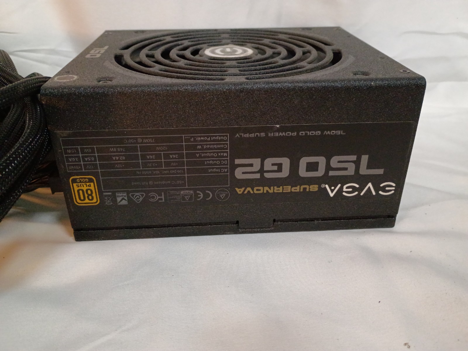 EVGA SuperNOVA 750 G2, a 750W Power Supply, Wiring Harness Included