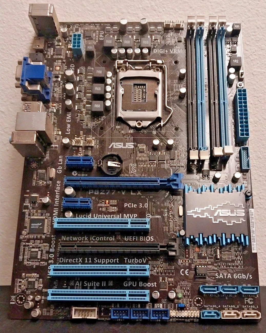 ASUS P8Z77-V LK LGA1155 Intel Z77 Motherboard LGA 1155/Socket H2 HDMI VGA DVI
