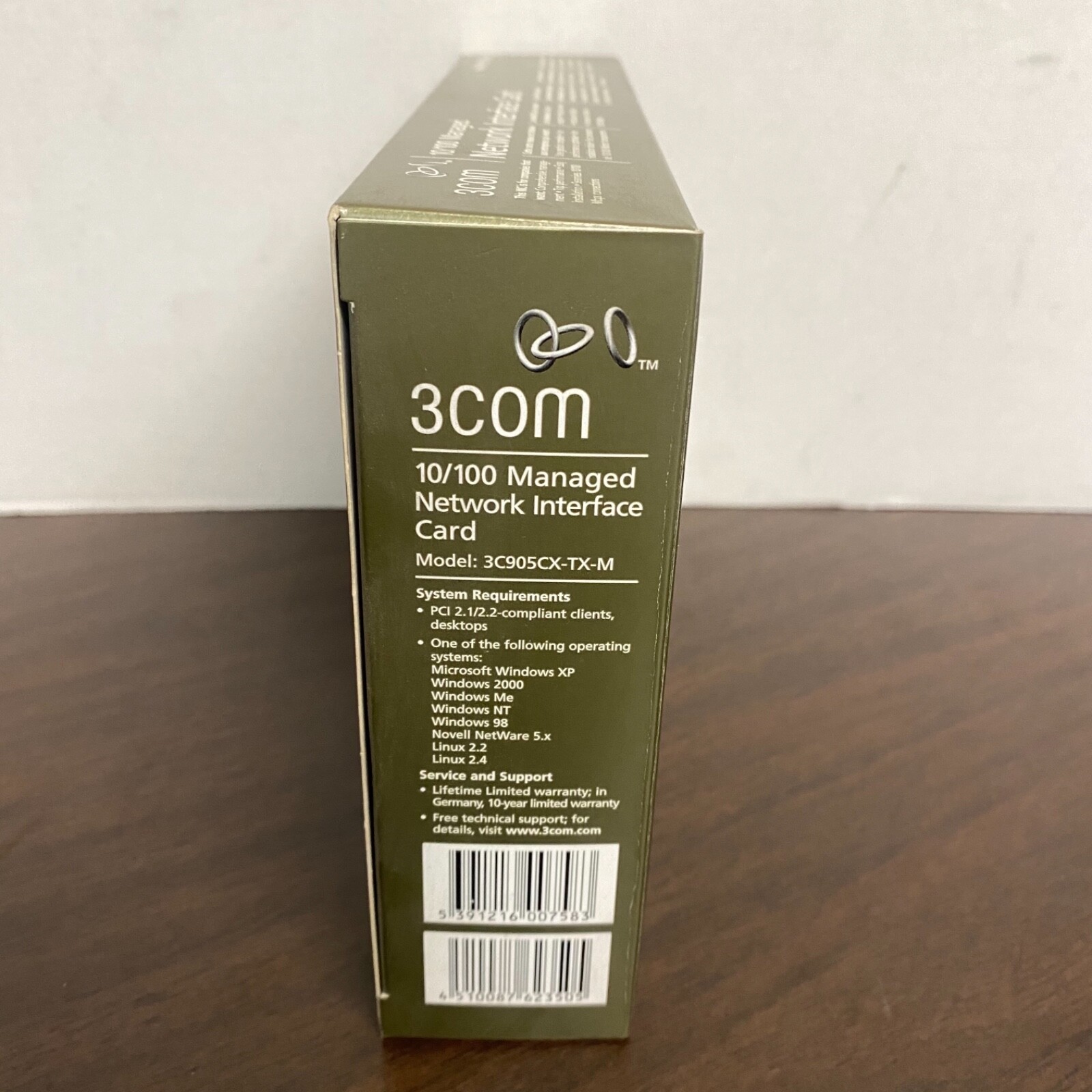 NEW 3Com 3C905CX-TX-M 10/100 MBPS Managed Network Interface Card