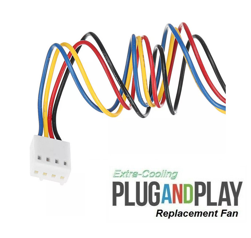 2x New replacement fans for Juniper Networks EX2300-48P EX2300-24P Fans