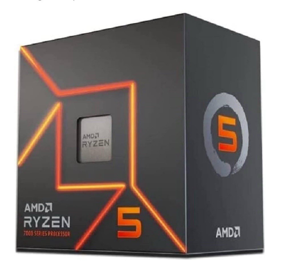 AMD Ryzen 5 7600 AMD Ryzen™ 7000 Series Processor Heat Sink Fan Included