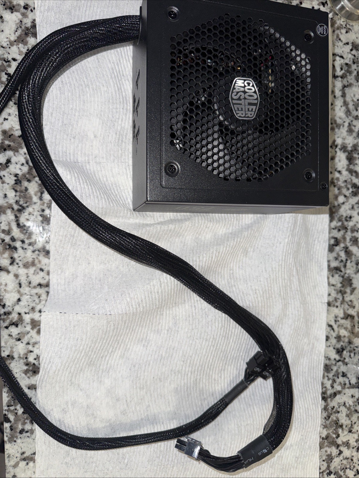 COOLER MASTER MASTERWATT 750W ATX PSU, ALL CABLES INCLUDED, BRONZE RATED, USED