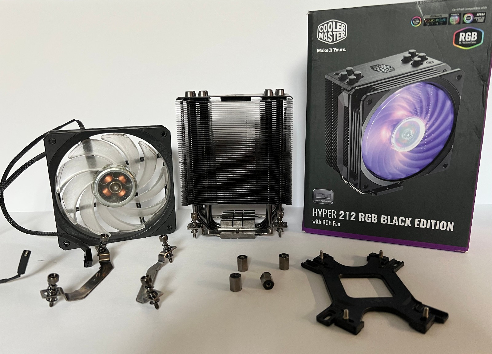 Cooler Master Hyper 212 RGB Black Edition CPU Cooler Fan