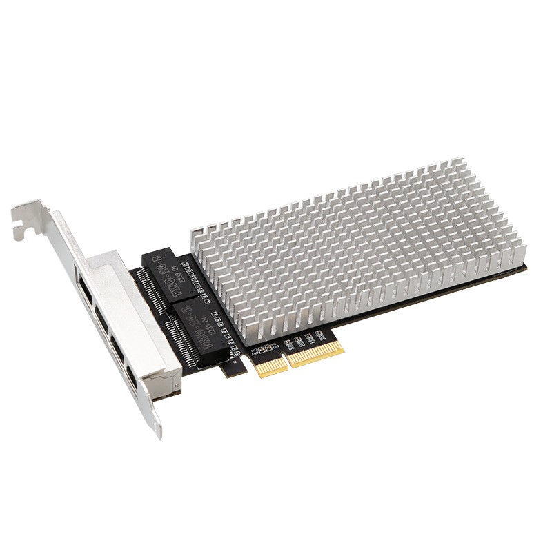 2.5G PCIE-X4 Gigabit Network Adapter Intel I226-T4 Ethernet Card RJ45 Quad Port