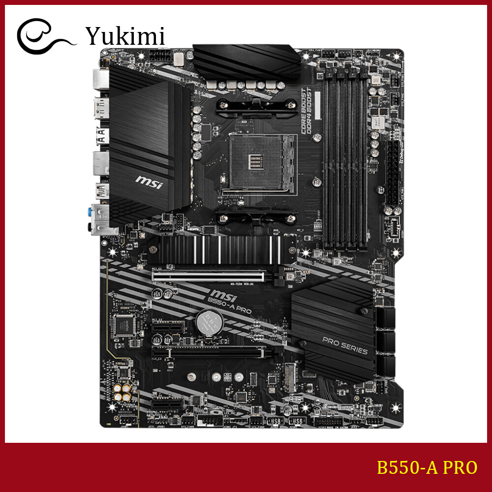 FOR MSI B550-A PRO AM4 AMD 128GB HDMI DisplayPort ATX Motherboard