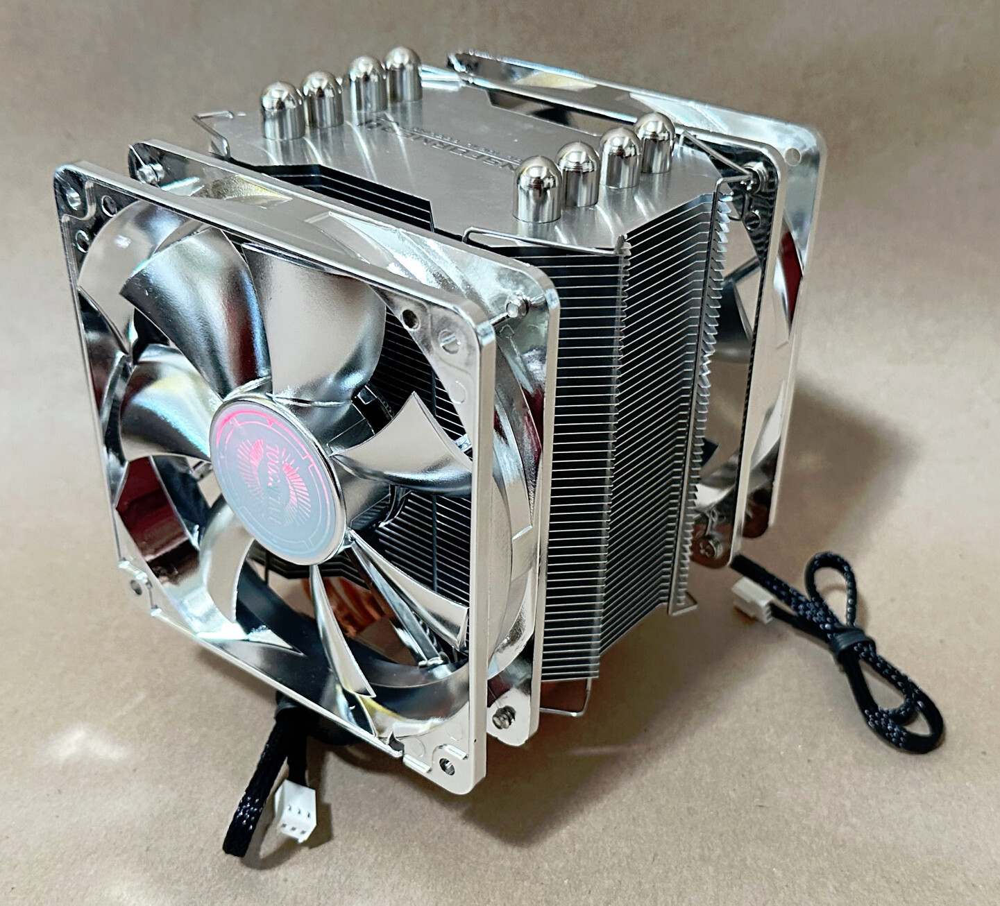 Evercool Transformer 4 Copper Heatpipe Dual-Fan CPU Cooler for LGA 775 1156 1366