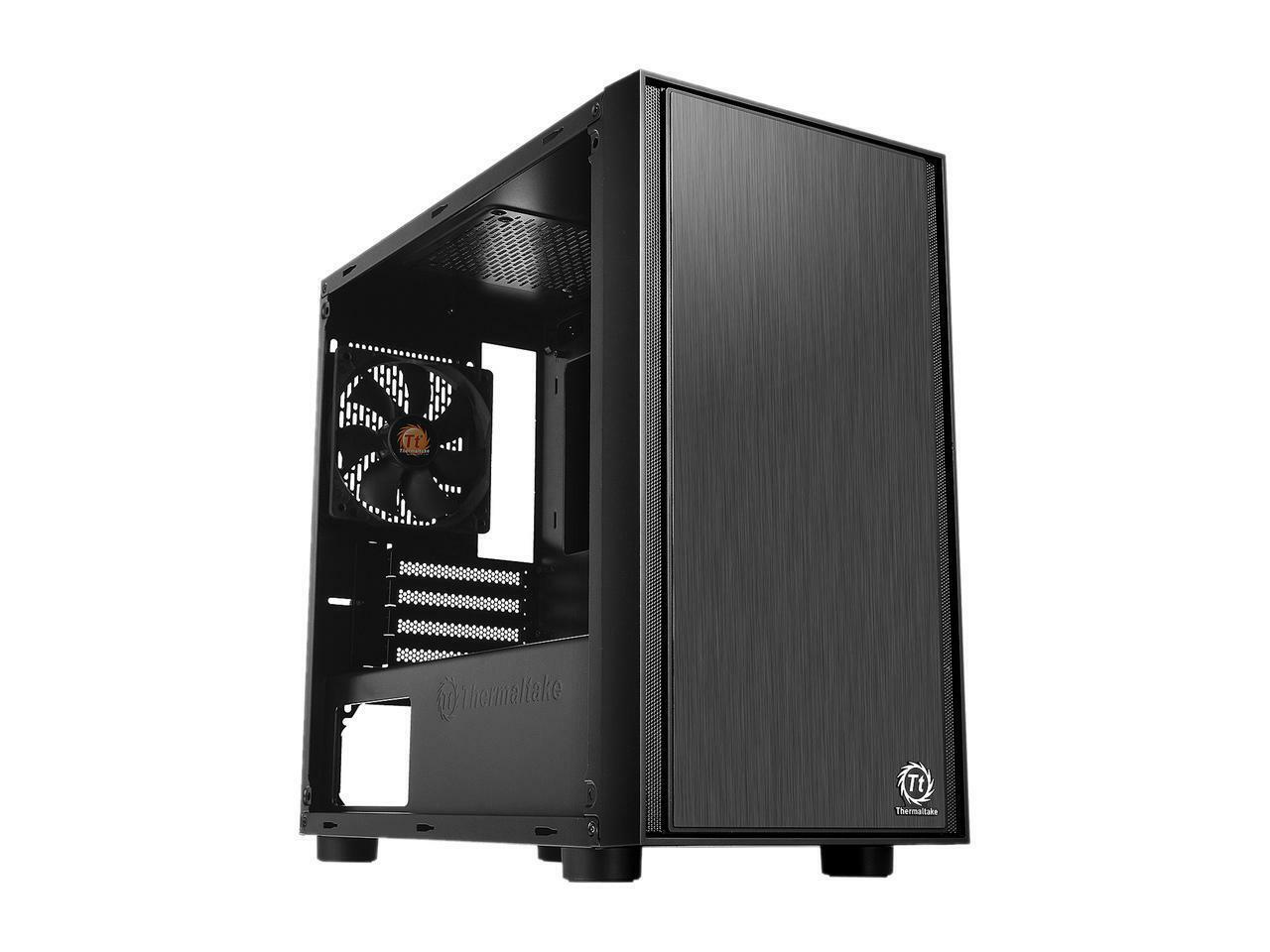 Thermaltake Versa H17 Black SPCC Micro ATX Gaming Computer Case CA-1J1-00S1NN-0