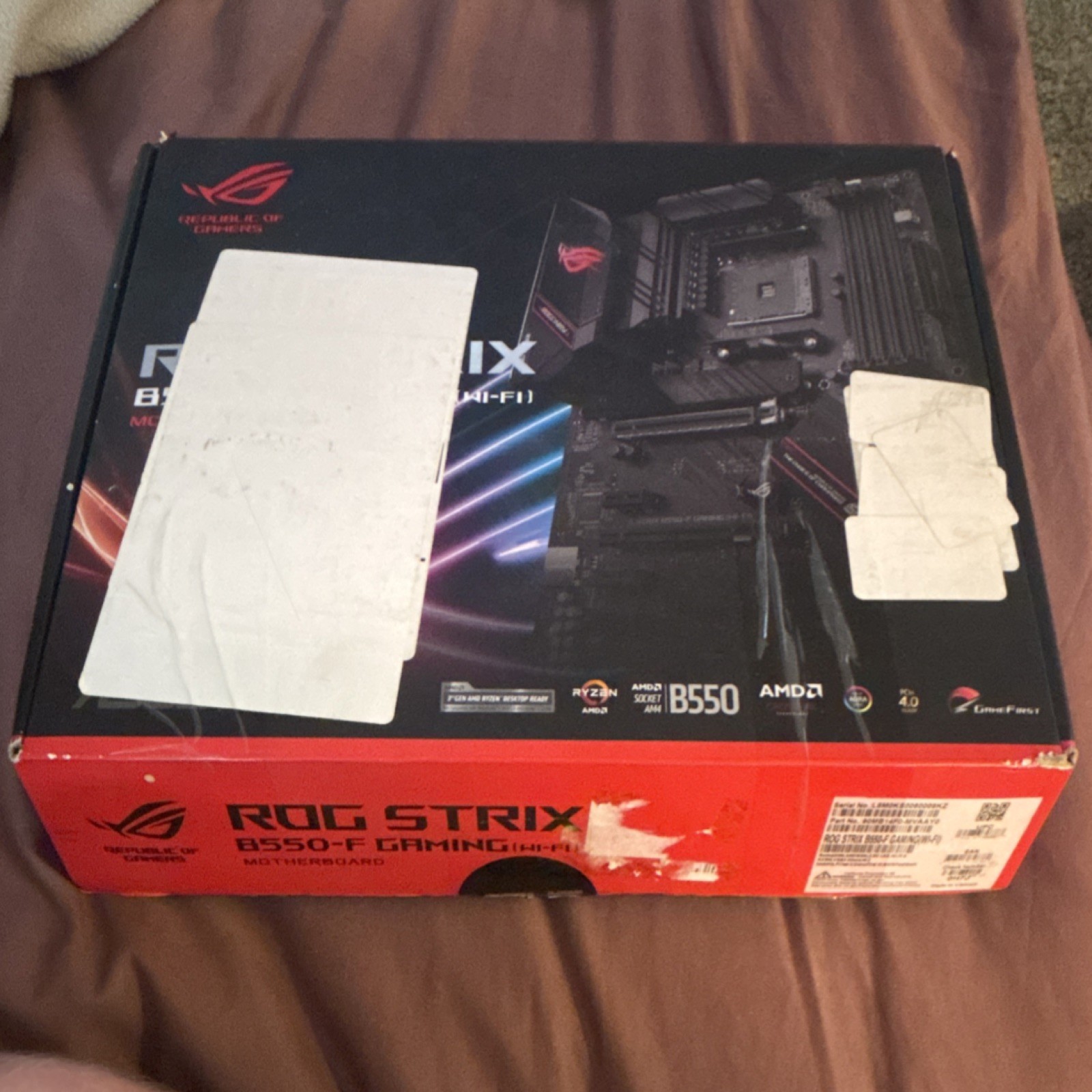 ASUS ROG Strix B550-F Gaming (Wi-Fi) AM4 ATX DDR4 4-DIMM Motherboard