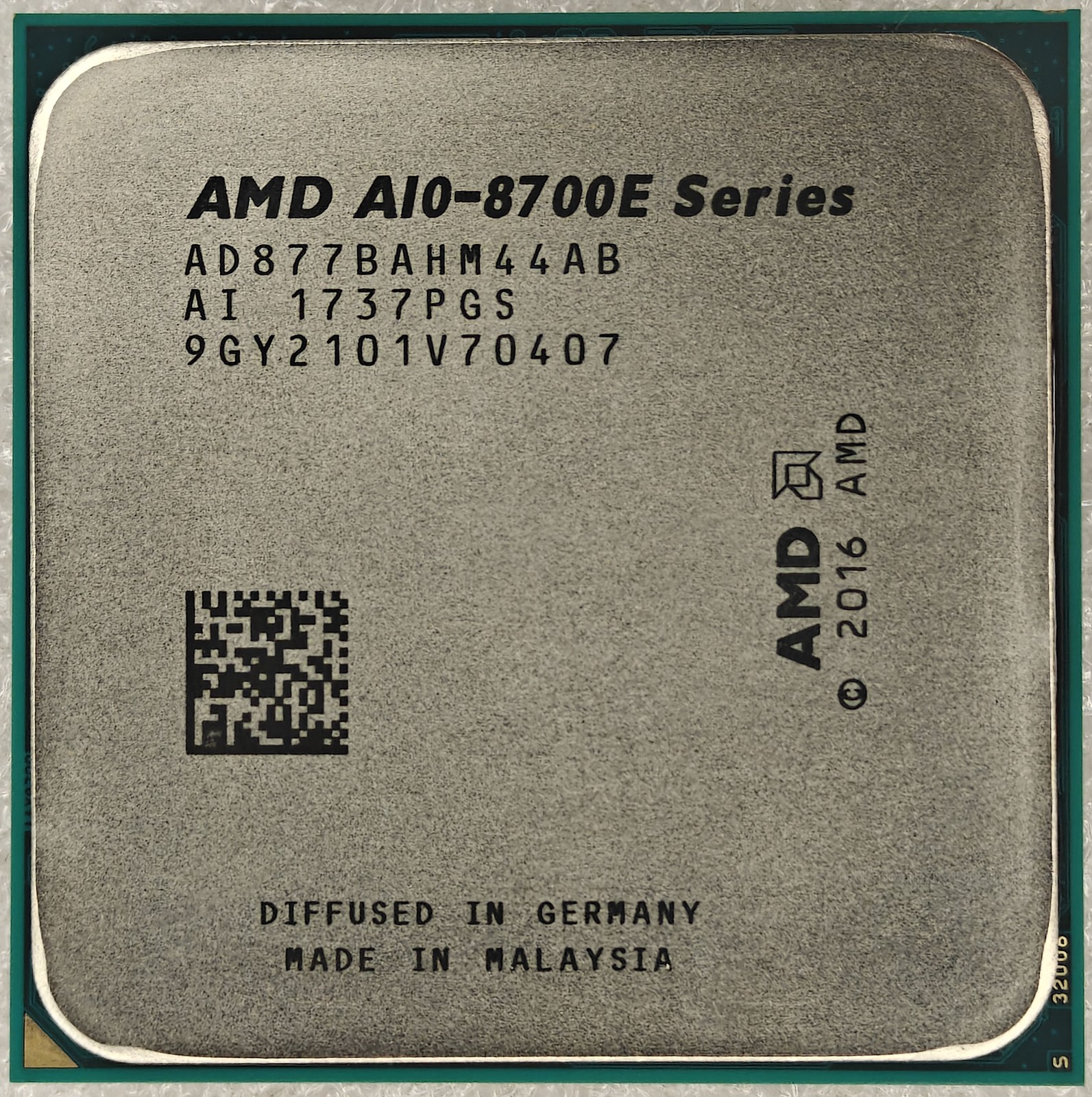 AMD PRO A10-8770E Quad Core Processor 2.8 – 3.5 GHz, Socket AM4, 35W CPU