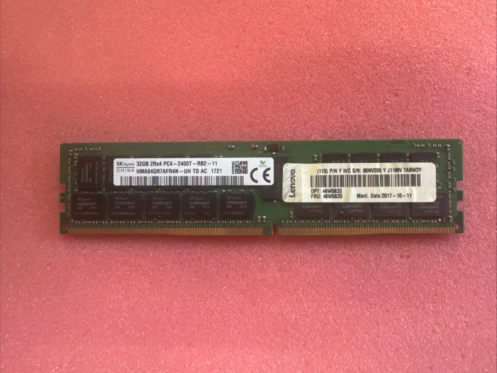 SK hynix 32GB 2Rx4 PC-2400T HMA84GR7AFR4N-UH