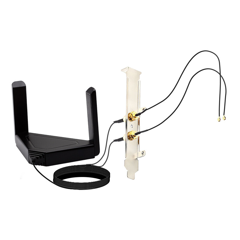 RP-SMA I-PEX MHF4 WiFi Antenna sets for Intel M.2 AX210 AX200 Wireless wifi Card