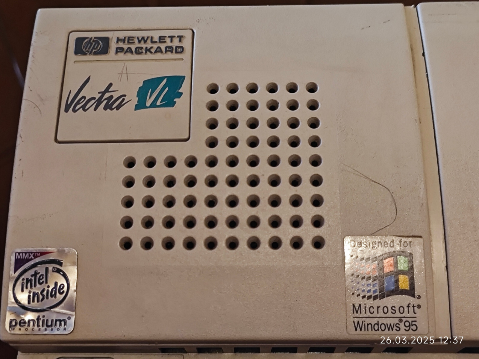 Socket 7 LPX HP Vectra VL5 Desktop D3830-60004 w Riser & Cache & HP Sound Card