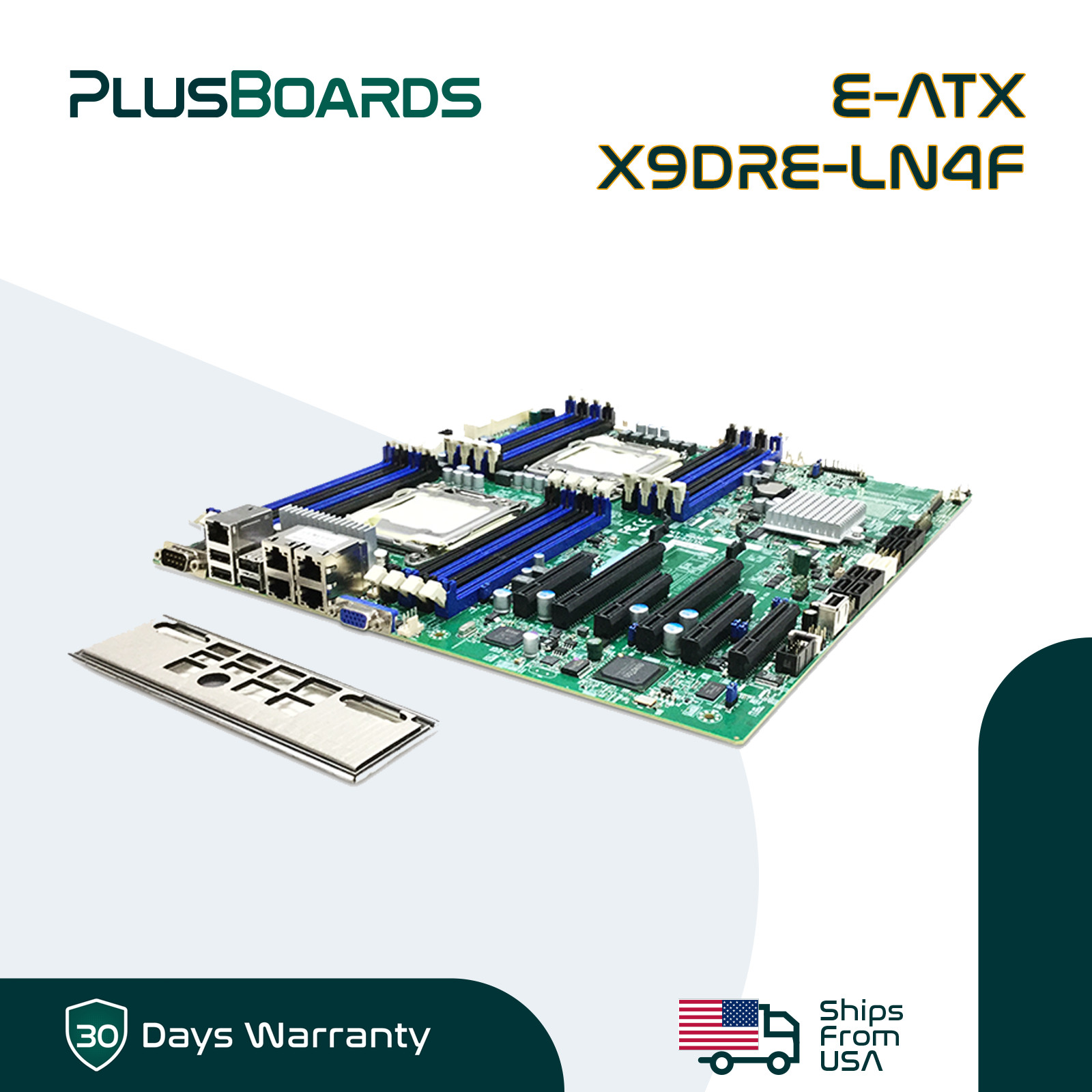 Supermicro X9DRE-LN4F LGA 2011 (Socket R) DDR3 E-ATX Motherboard w/ I/O Shield
