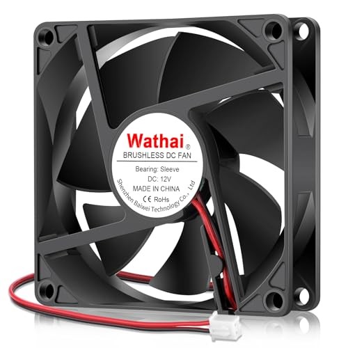 80mm x 20mm 8020 12V DC Cooling Fan 2Pin High Preformance 80x20mm 1PCS