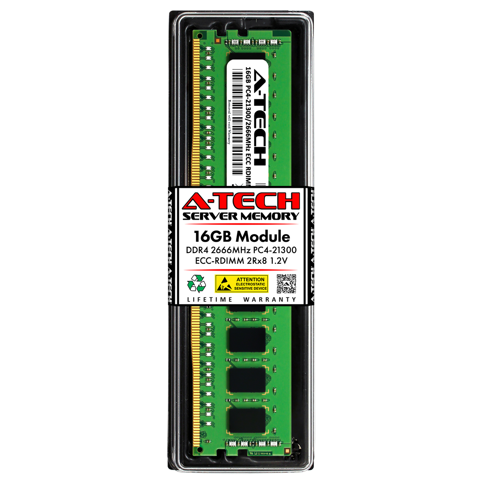 16GB 2Rx8 PC4-21300 ECC REG RDIMM (DELL VM51C Equivalent) DDR4 Server Memory RAM
