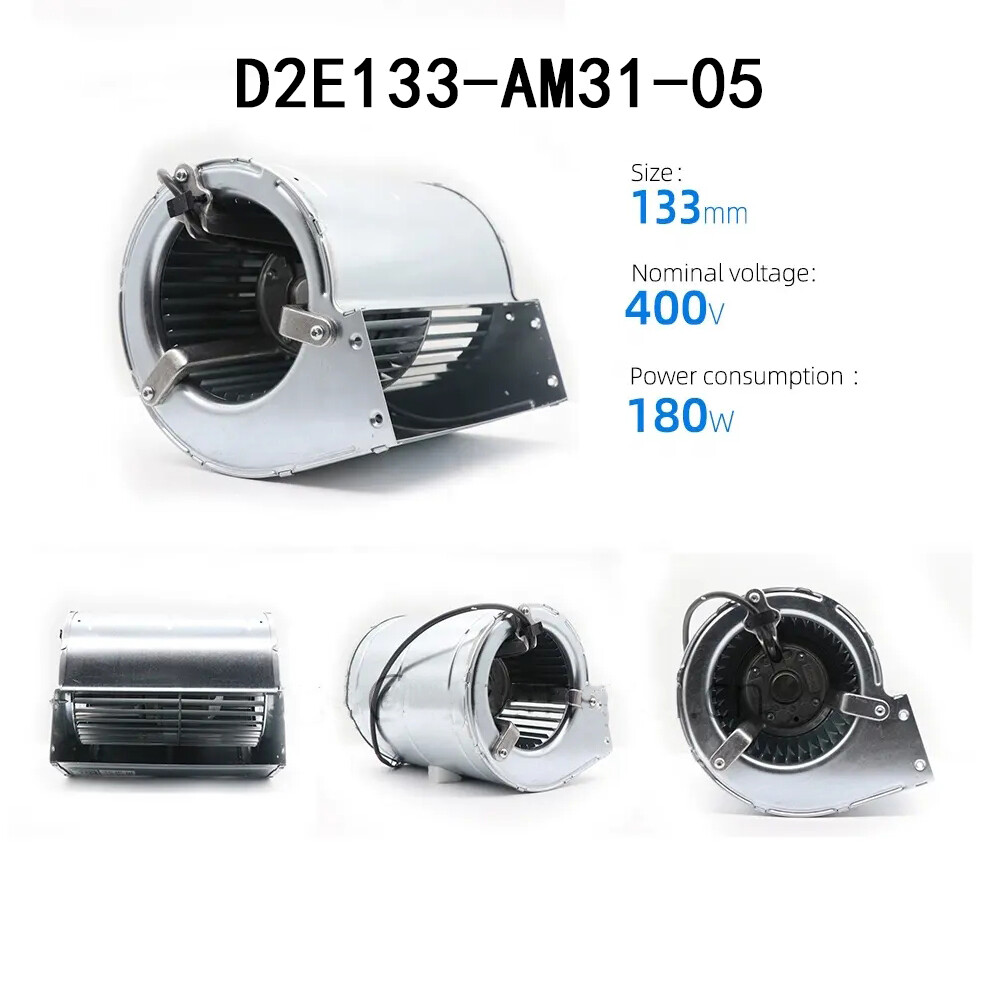 Ebmpaps centrifugal radiator φ133mm D2E133-AM31-05 400VAC high air volume fan