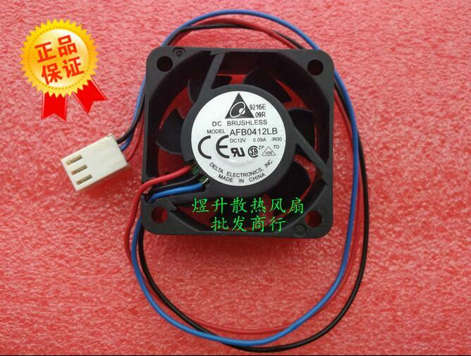 Delta AFB0412LB DC12V 0.09A 4015 40*40*15MM 3pin double ball fan