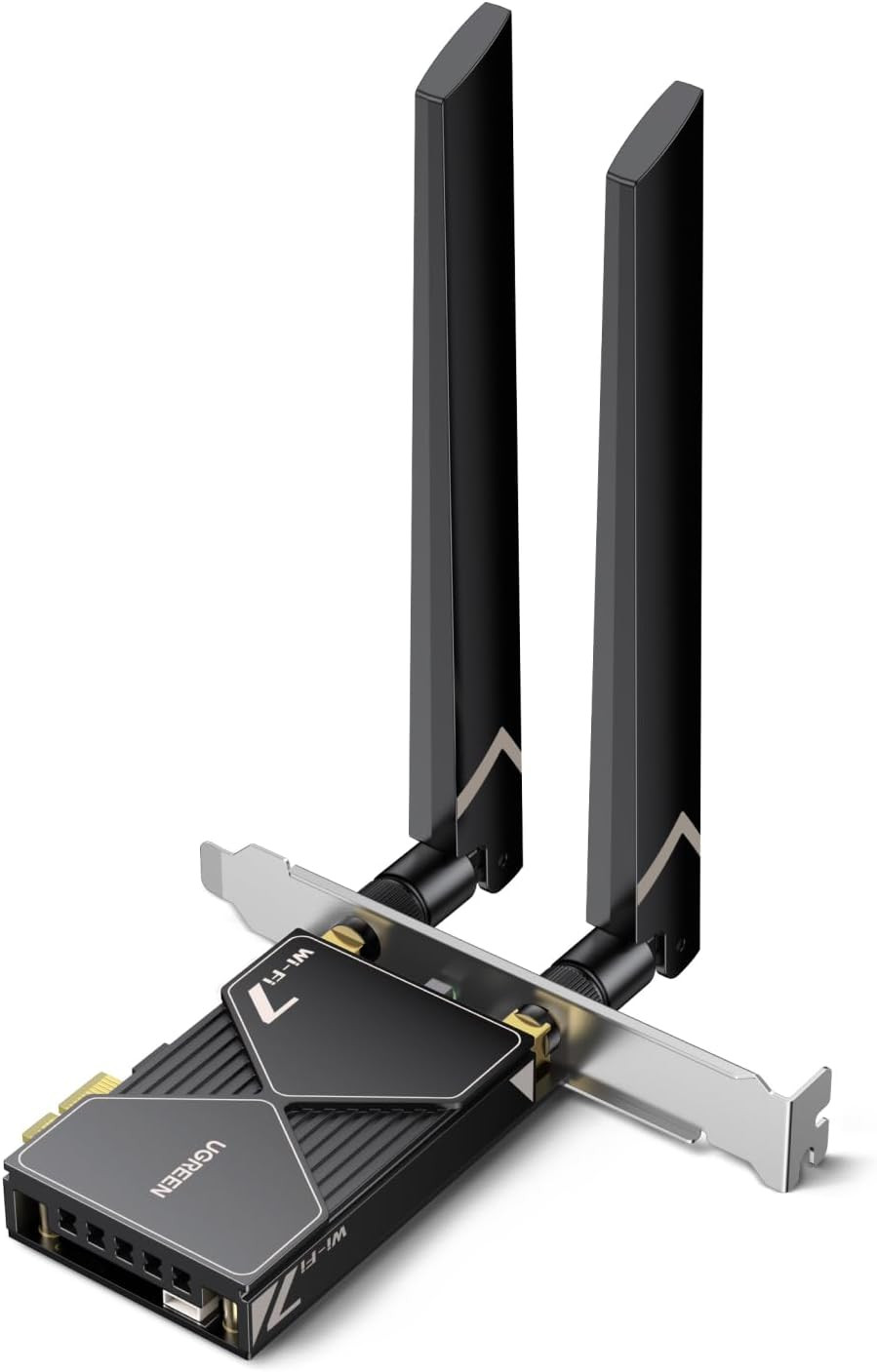 UGREEN Wifi 7 BE6500 Pcie Wifi Card, Bluetooth 5.4, IEEE 802.11Ax/Be, 6G 2882Mbp