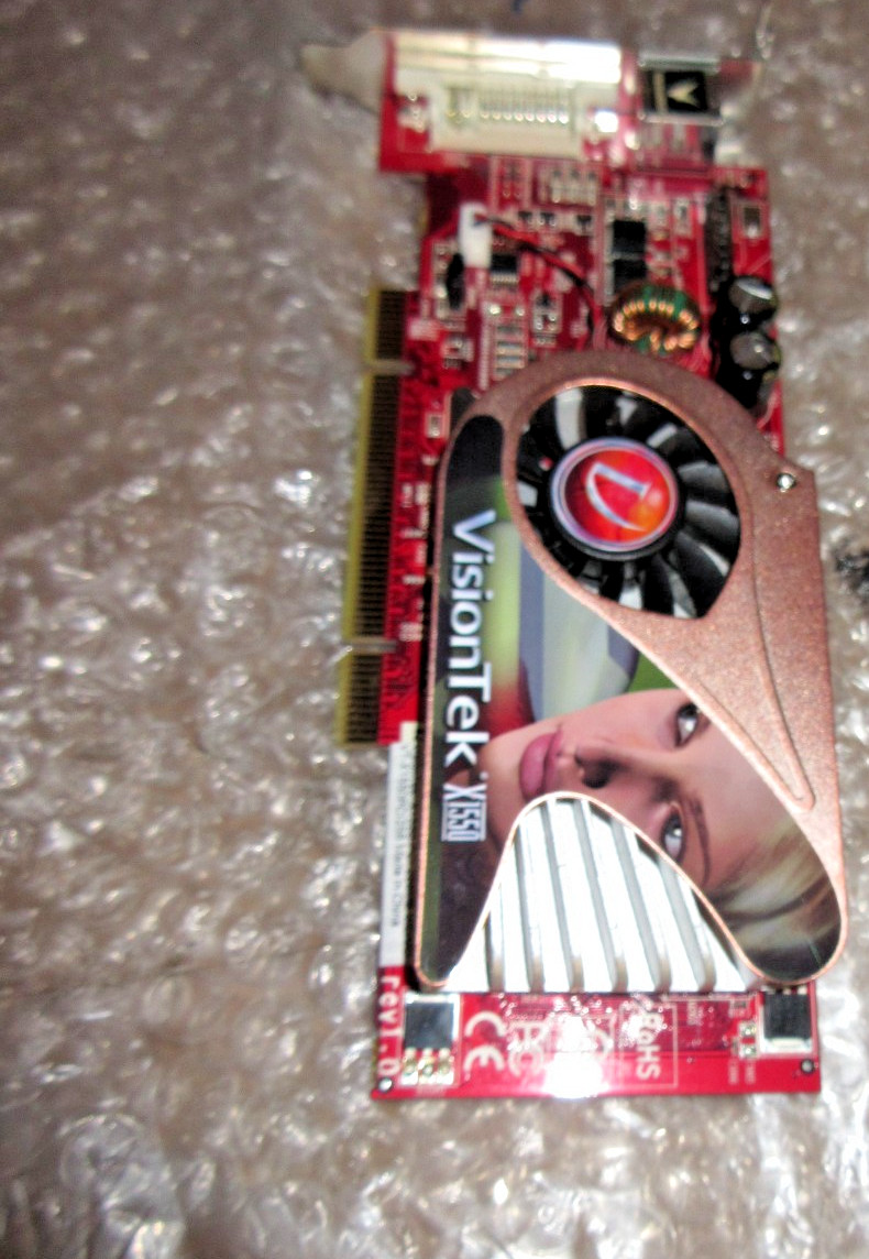 Visiontek ATI Radeon X1550, 256MB, AGP Graphics Card