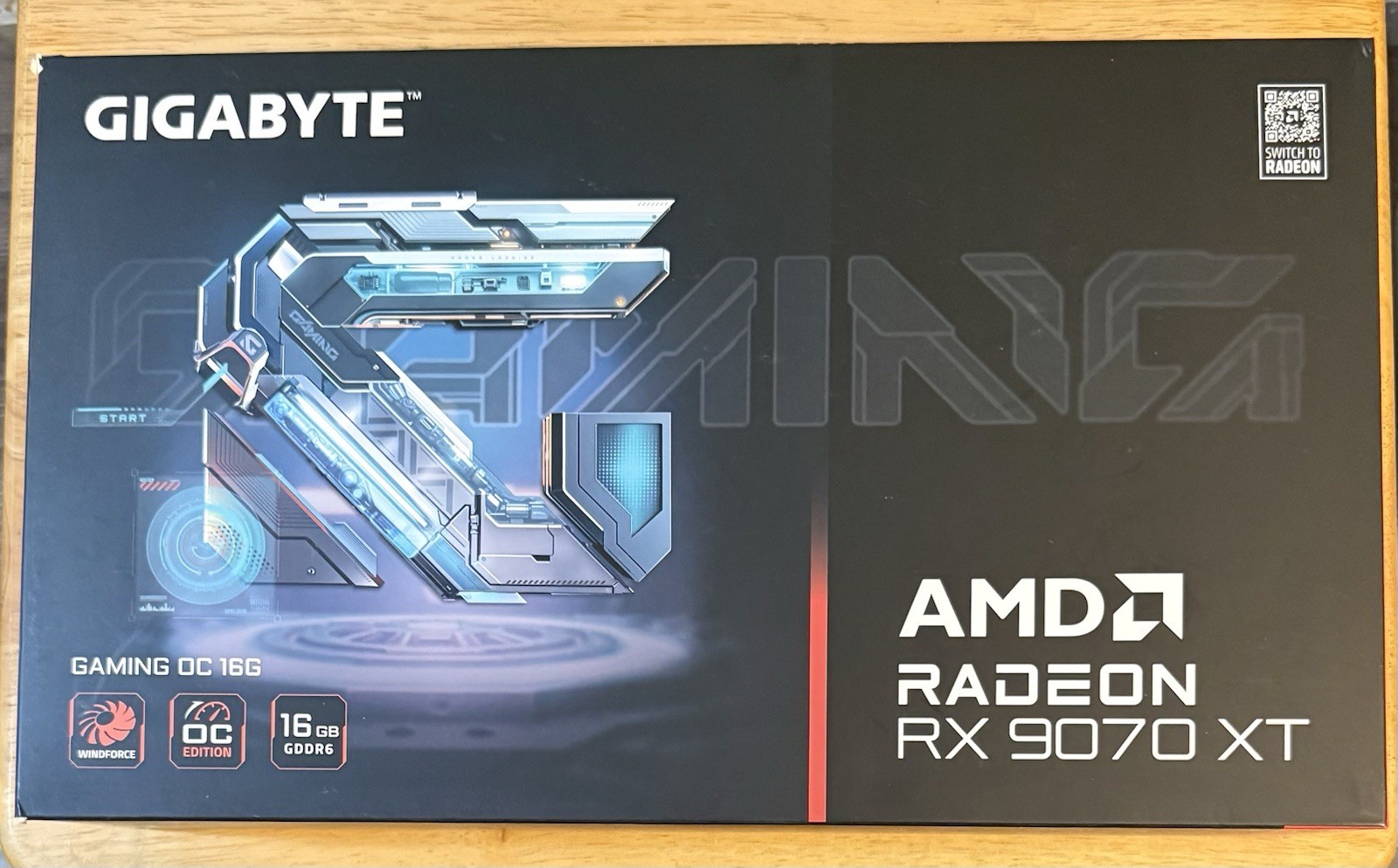 GIGABYTE Radeon RX 9070 XT Gaming OC 16GB GDDR6 Graphics Card – Pcie 5.0