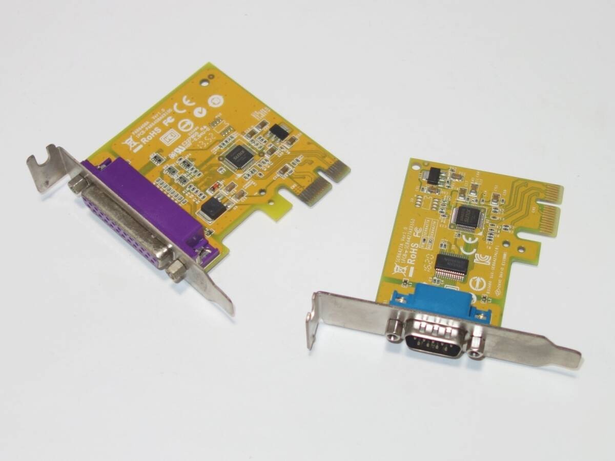 [PCIe Connected] SUNIX PAR6408A + SER6427A [Windows7,8,10,11 32/64bit Compatible