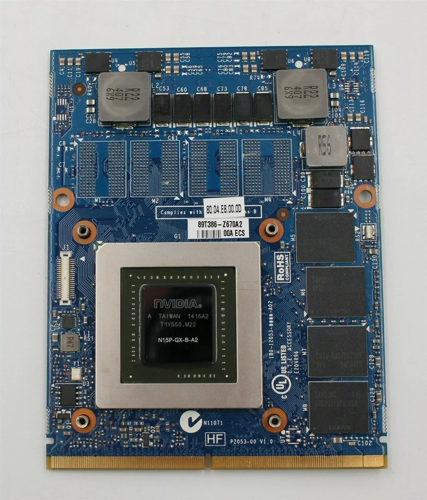 NVIDIA GeForce GTX 860M 2GB DDR5 Video Card for Dell Alienware M15X M17X M18X.