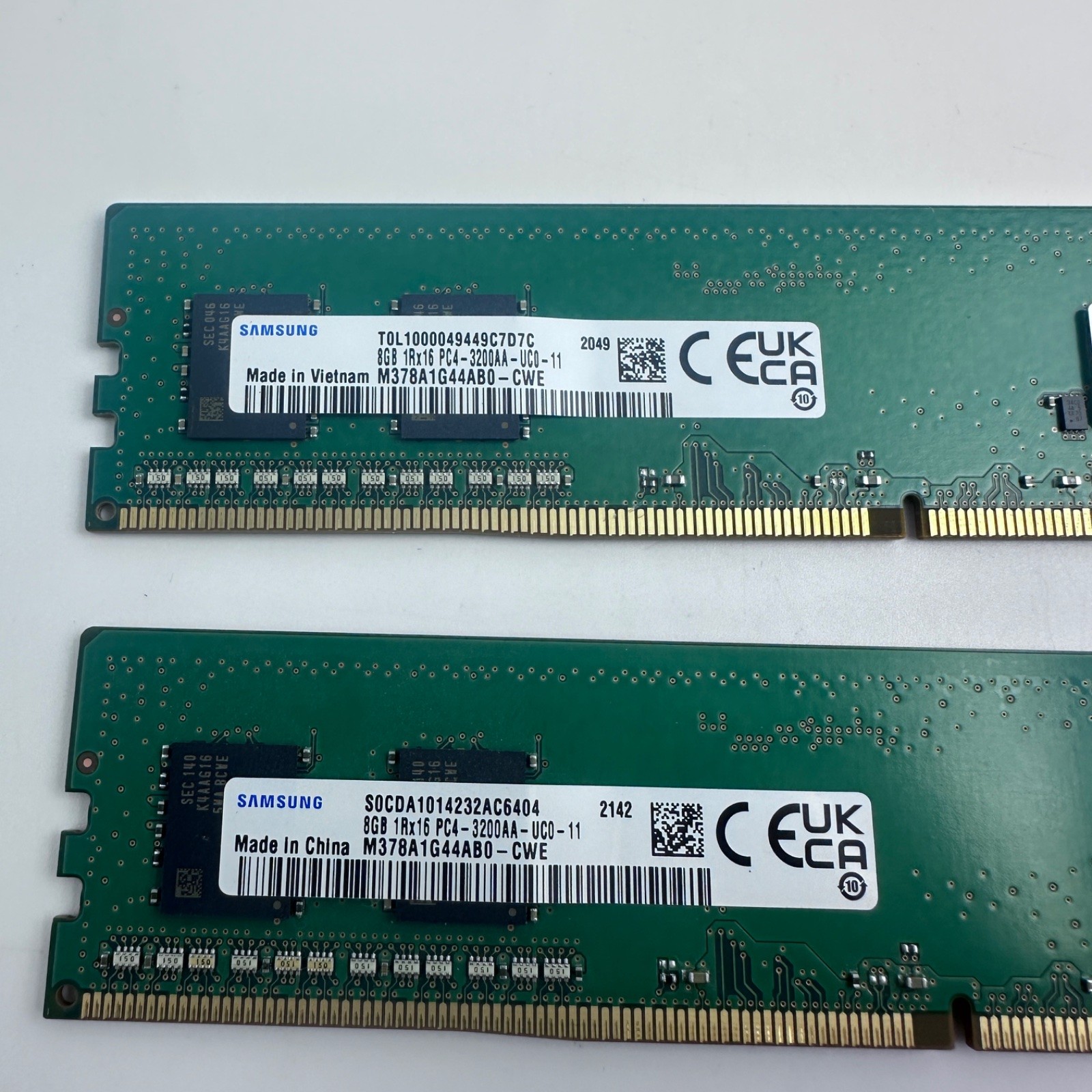 Samsung 16GB Kit 2x8GB DDR4 3200MHz PC4-3200AA Desktop RAM Memory