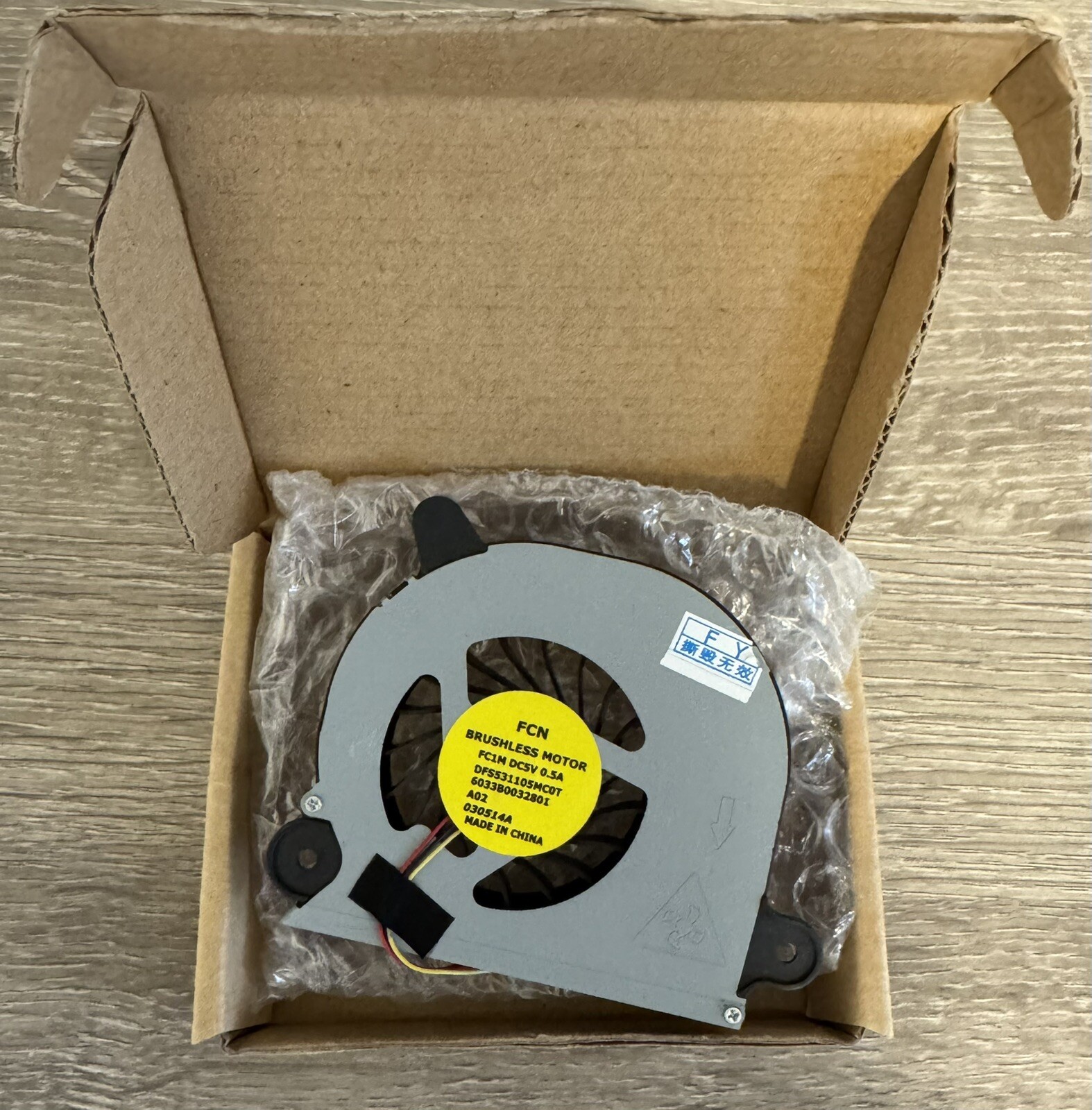 New Dell Inspiron FCN Brushless Motor FC1M 5V 0.5A DFS531105MC0T CPU cooling Fan