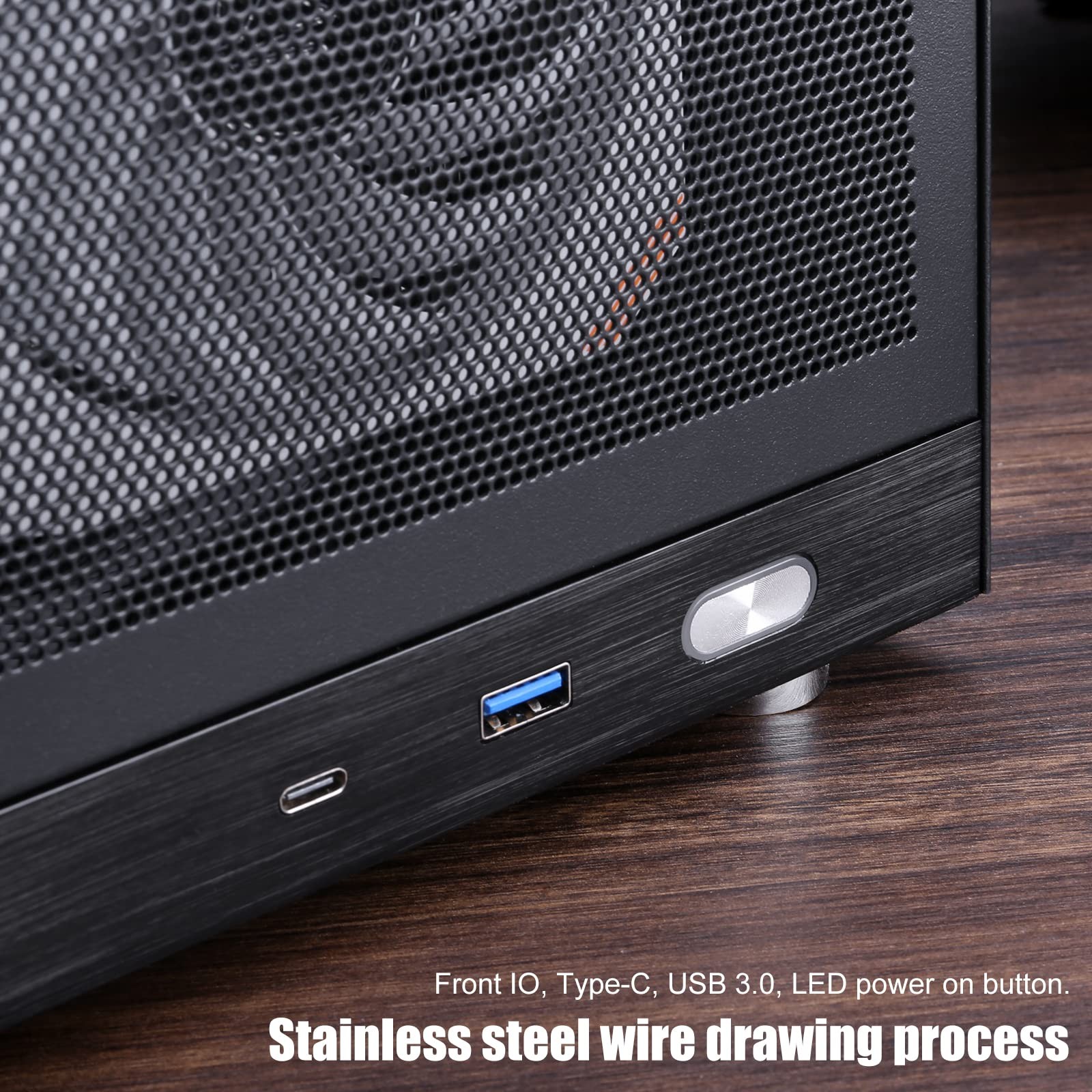 S300 – Mini-ITX PC Gaming Case – Front I/O USB 3.0 Type – C Port – SFX Power …